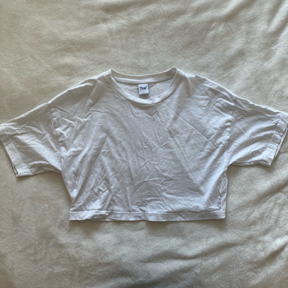 TNA Classic White Crop Top